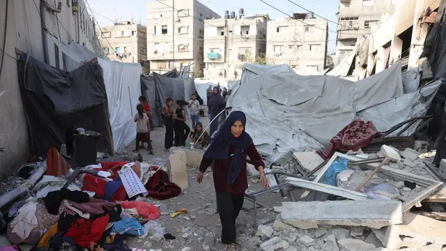 Serangan Udara Israel Hantam Sekolah Penampungan Pengungsi Gaza, 6 Orang Tewas