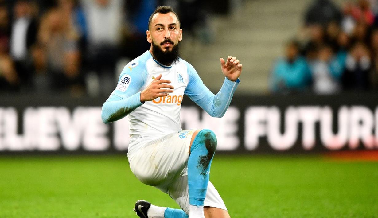 2. Konstantinos Mitroglou (Marseille) - Nama Mitroglou mulai dikenal oleh penikmat sepak bola dunia saat membela Benfica. Namun saat itu ia hanyalah pesepak bola dengan penampilan yang biasa dengan prestasi yang biasa pula. (AFP/Christophe Simon)