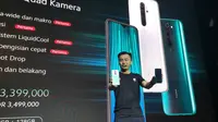 Country Director Xiaomi Indonesia Alvin Tse saat peluncuran Redmi Note 8 di Jakarta. Liputan6.com/Agustinus Mario Damar