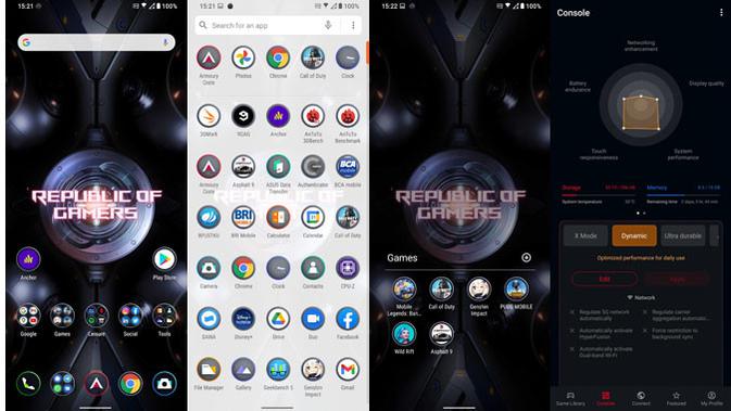 ROG UI berbasis Android 11. (/ Yuslianson)