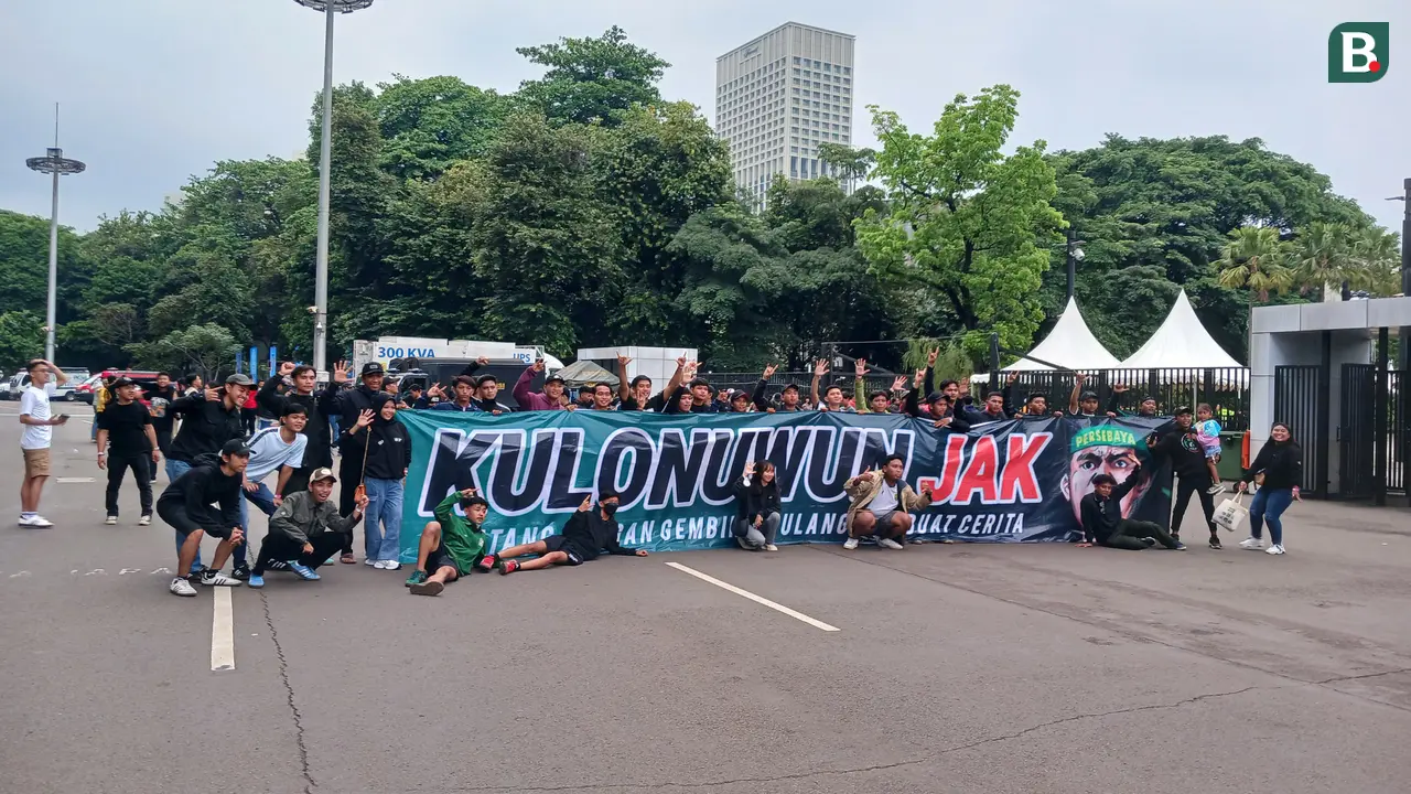 Bonek di Stadion Utama Gelora Bung Karno, Jakarta