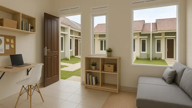 Model Rumah Type 36 Subsidi yang Cocok untuk Pekerja Muda/Ilustrasi gambar oleh AI