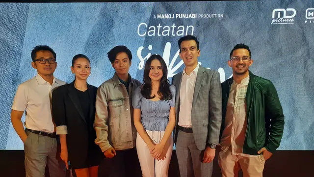 Konferensi pers Catatan Si Boy di Jakarta, 24 Juni 2022.