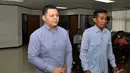 Teddy meminta agar dia dijadikan KPK sebagai justice collaborator atau pelaku yang bekerja sama untuk membongkar indikasi penyimpangan di Kementerian Pembangunan Daerah Tertinggal, Pengadilan Tipikor, Jakarta, Senin (13/10/2014) (Liputan6.com/Miftahul Hay