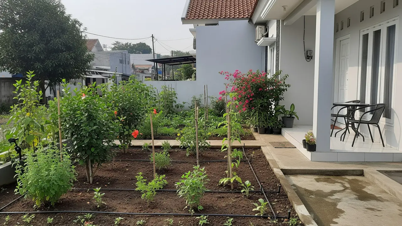 Ide Kebun Mini di Rumah dengan Sistem Irigasi Tetes
