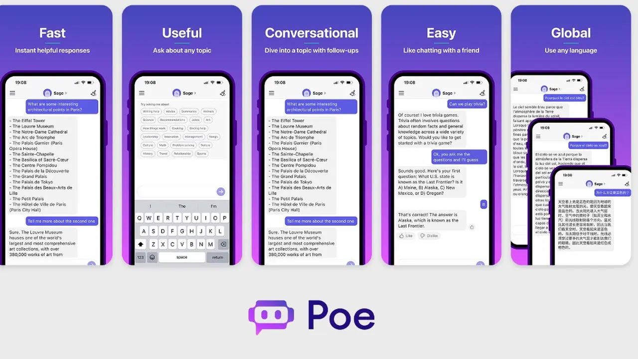 Platform chatbot AI Poe buatan Quora (Quora)