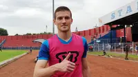 Striker Persik asal Serbia, Nikola Asceric. (Bola.com/Gatot Susetyo)