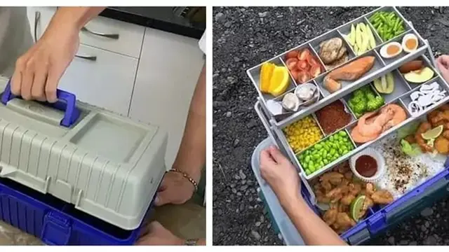 8 Potret Tempat Bekal Makan Siang Ini Unik Banget, Bikin Gagal Fokus