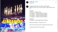 Coldplay Mengumumkan Akan Menggelar Konser Music of The Spheres World Tour di Asia Tenggara tahun Depan. Tidak Tanggung-Tanggung, Konser Coldplay di Singapura Berlangsung 4 Hari dan Bikin Warganet Iri