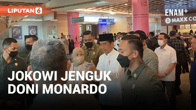 Jokowi Jenguk Mantan Kepala BNPB Doni Monardo di Rumah Sakit