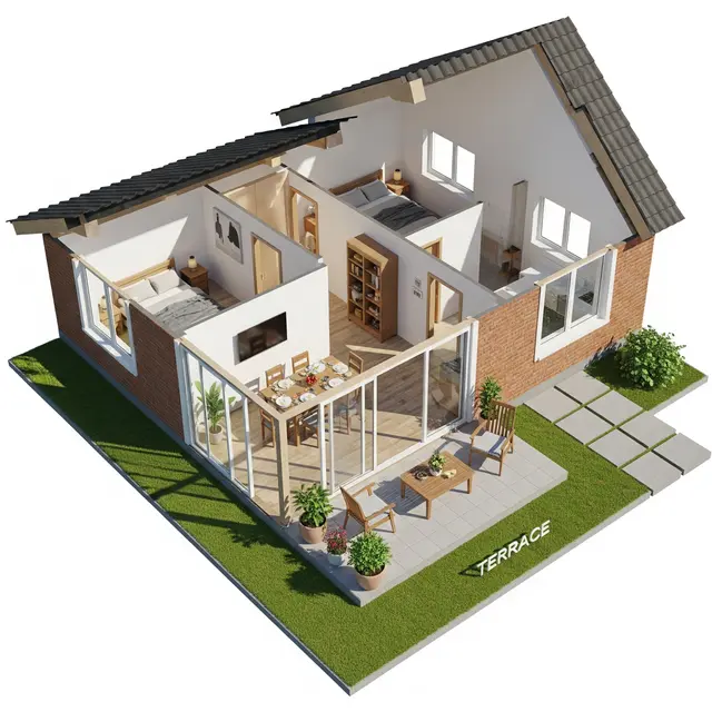 9 Denah Rumah Ukuran 6x7 Meter Sederhana, Solusi Hunian Hemat Anggaran