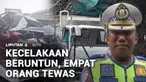 Sebanyak sembilan kendaraan terlibat kecelakaan beruntun di Deli Serdang, Sumatra Utara. Terdapat empat orang meninggal dunia dan delapan orang terluka.