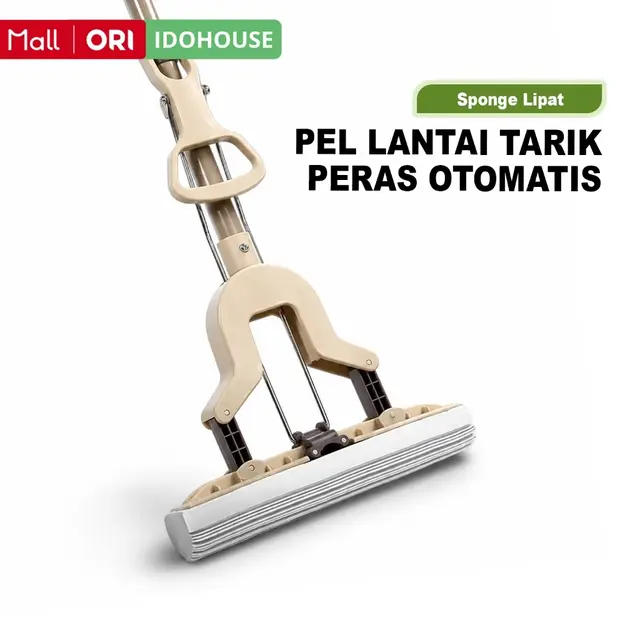 Alat Pel Lantai Karet Sponge Tarik Peras Otomatis Pembersih Praktis Lantai -C3A1. Foto: shopee/Barito Indo Official Store