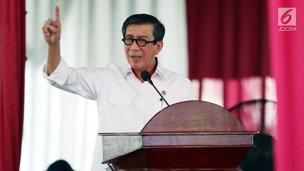 Menkumham dan Menhan Terapkan Program Bela Negara bagi Warga Binaan