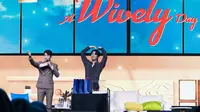 Wi Ha Joon menutup rangkaian tur fan meeting bertajuk “Wi Ha Joon A Wively Day 2024 Fan Meeting” di The Kasablanka, Jakarta, Sabtu (28/9/2024). (Foto: Dok. Three Mountains Ave)