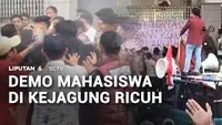 Demo Mahasiswa di Depan Kejagung Berujung Ricuh, Tuntut Transparansi Kasus Korupsi