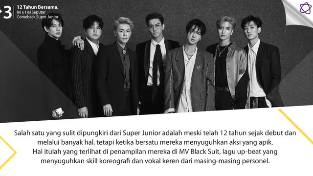 [Bintang] 12 Tahun Bersama, Ini 6 Hal Seputar Comeback Super Junior