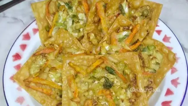 Resep bakwan pangsit. (dok. Cookpad @elabundaela)