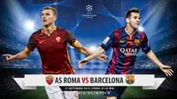 Prediksi AS Roma vs Barcelona (Liputan6.com/Yoshiro)