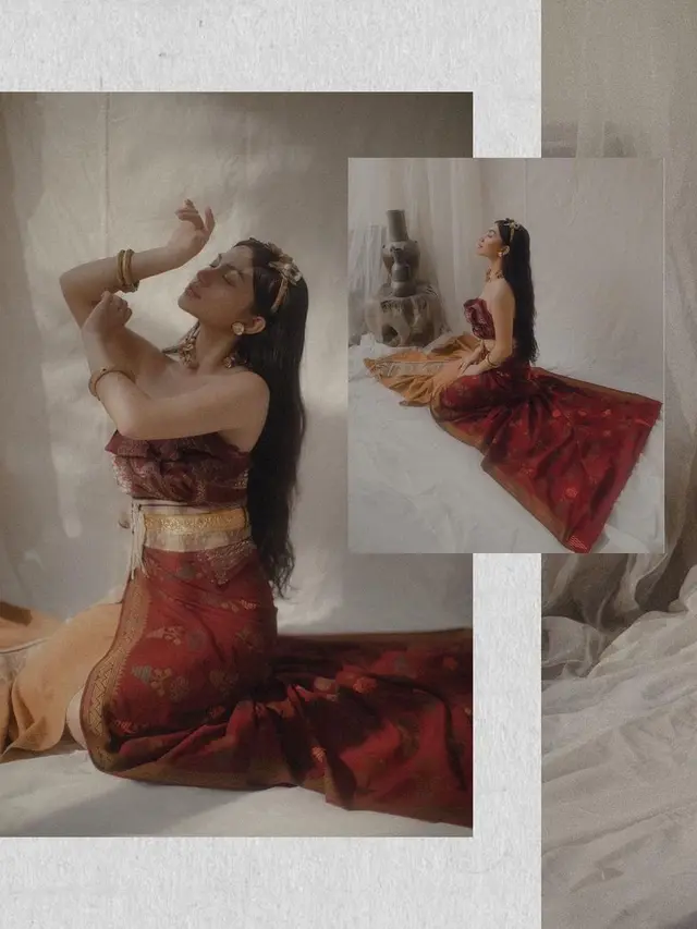 Pesona Cantik Ariel Tatum Berbalut Songket dan Tenun Bali di Pemotretan Terbaru, Dipuji Bak Bidadari