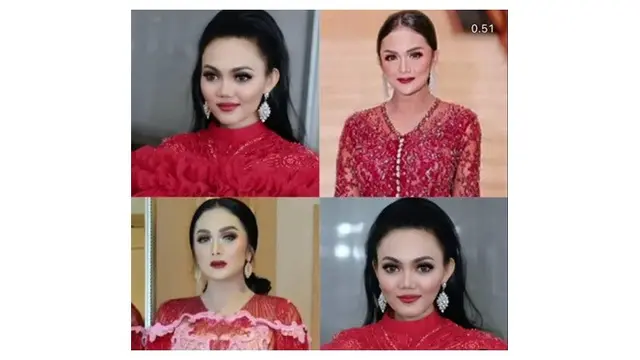 10 Potret Rina Nose Tirukan Gaya Artis Lain, Banjir Pujian Netizen