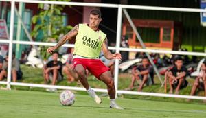 Striker Persijap Jepara, Carlos Henrique Franca. (Bola.com/Nandang Permana)