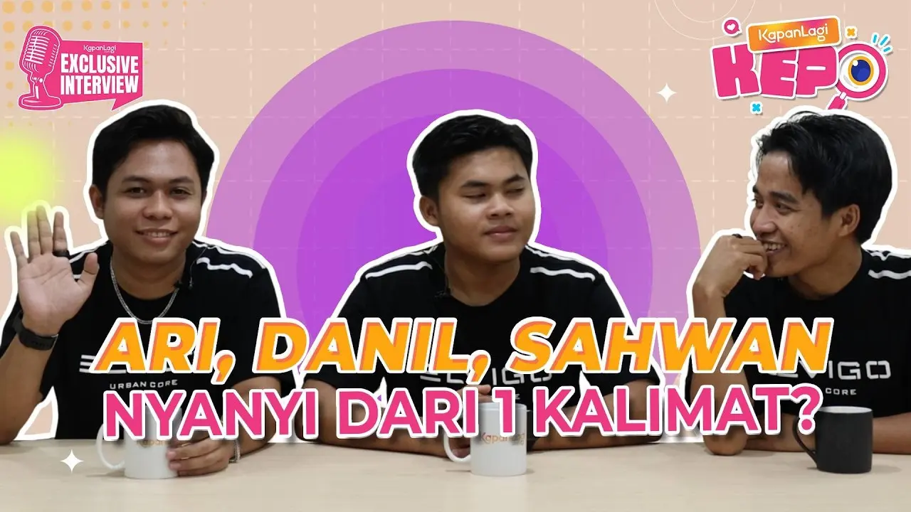 Danil, Ari dan Sahwan main games bareng KapanLagi (Credit: Youtube KapanLagi)
