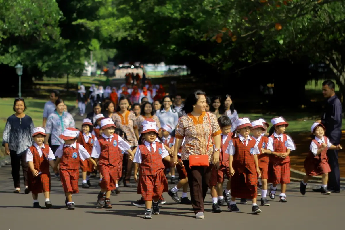 Kunjungan warga di Istana Bogor (Liputan6.com/Achmad Sudarno)