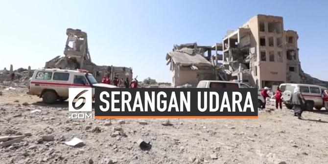 VIDEO: Penjara Yaman Dibombardir Rudal, 100 Tewas