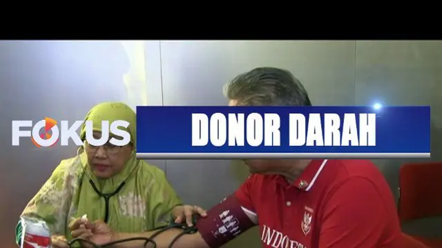 Organisasi FGBMFI menggelar donor darah di 34 provinsi dalam rangka Hari Ulang Tahun ke-74 Republik Indonesia.