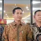 Tim kuasa hukum PT. Hosona Exchange saat mendatangi Mabes Polri. Foto: liputan6.com/ajang nurdin&nbsp;