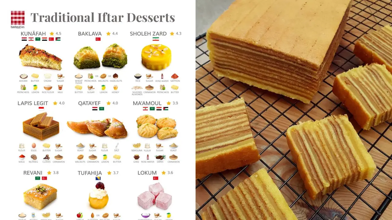 Lapis Legit masuk menu iftar versi TasteAtlas