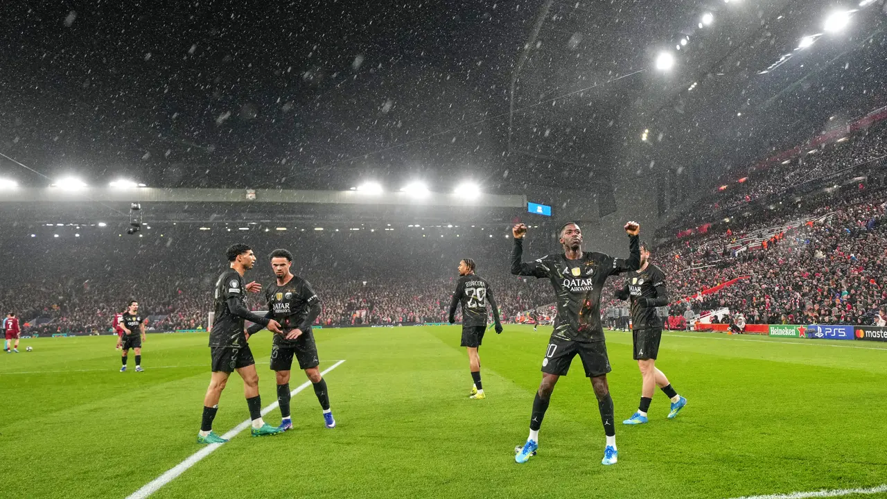 Pemain PSG Ousmane Dembele