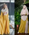 Mulai dari Anisa Rahma hingga Adelia Pasha, berikut potret seleb kenakan gamis mustard yang bisa dijadikan inspirasi model gamis Idul Fitri.
