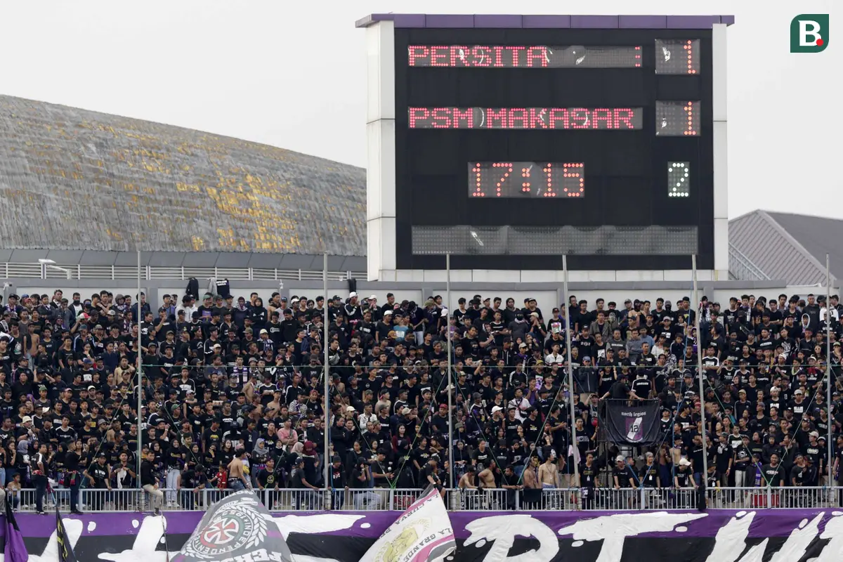 Shopee Liga 1 : Persita Tangerang Vs PSM Makassar