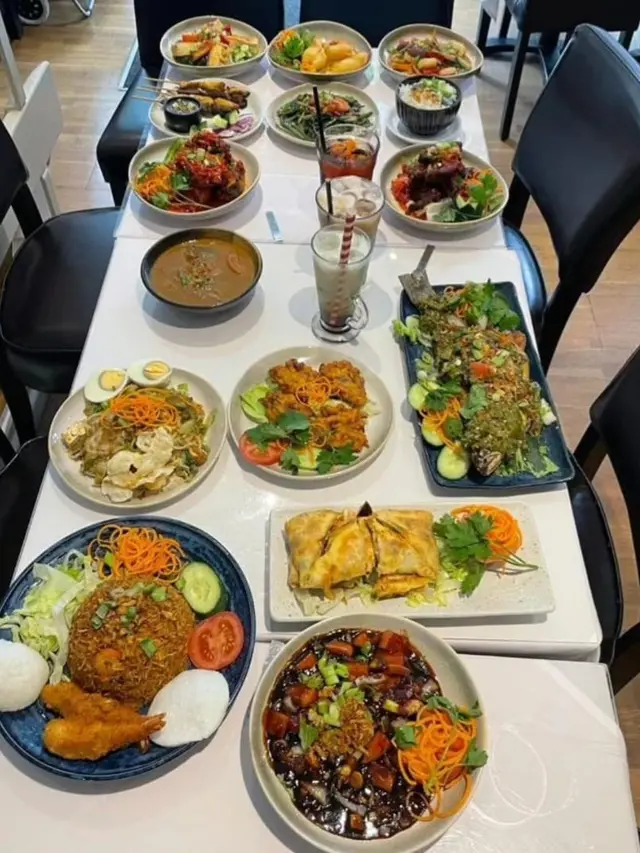 Sajian masakan khas Indonesia