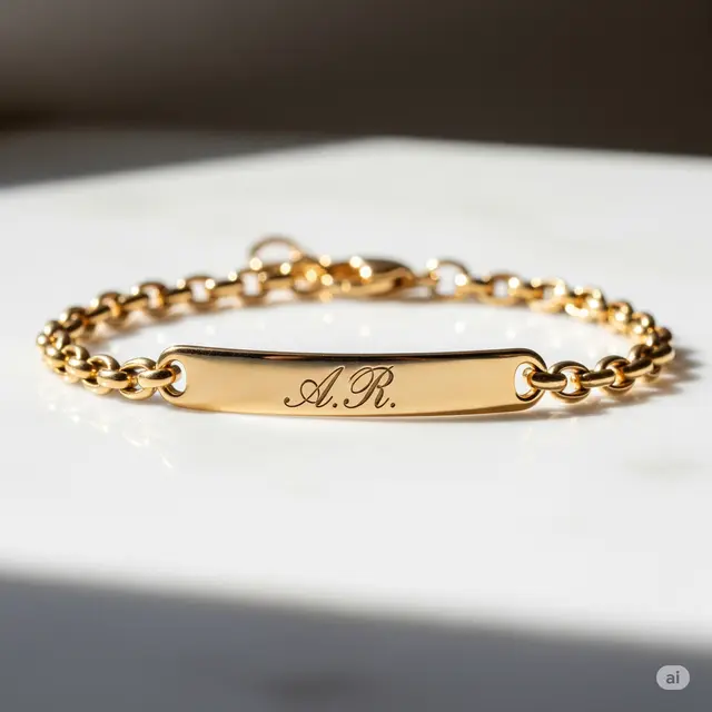 Model Gelang Emas 18 Karat Terbaru (Image by ChatGPT)