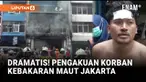 Sejumlah karyawan berhasil menyelamatkan diri dari kebakaran gedung Terra Drone. Evakuasi berlangsung dramatis ketika para korban harus menuruni tangga darurat setinggi lebih dari lima meter dalam kondisi dipenuhi asap tebal, membuat sebagian dari me...