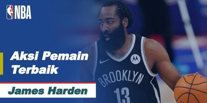 VIDEO: Bintang Brooklyn Nets, James Harden Jadi Pemain Terbaik NBA Hari Ini, 30 Maret 2021