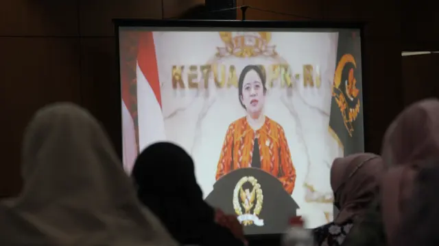 Ketua DPR RI Puan Maharani membuka workshop digitalisasi yang diadakan KPP-RI secara virtual (Dok. KPP-RI)