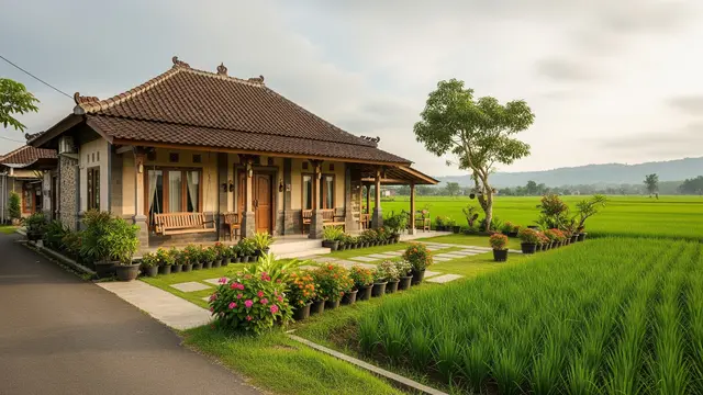 Rumah Kecil di Desa Tapi Terasa Adem dan Nyaman yang Bikin Betah