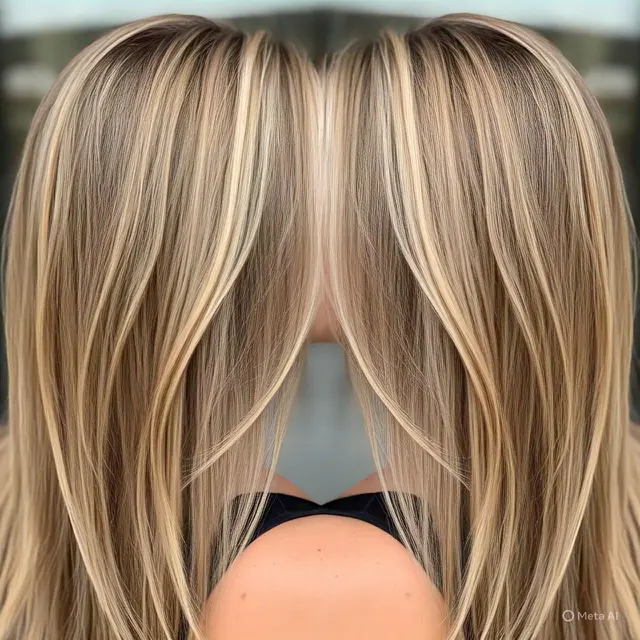 Aftersun Blonde Highlights