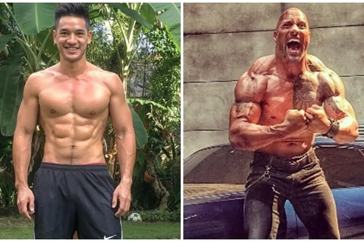 [Bintang] Andrew White dan The Rock
