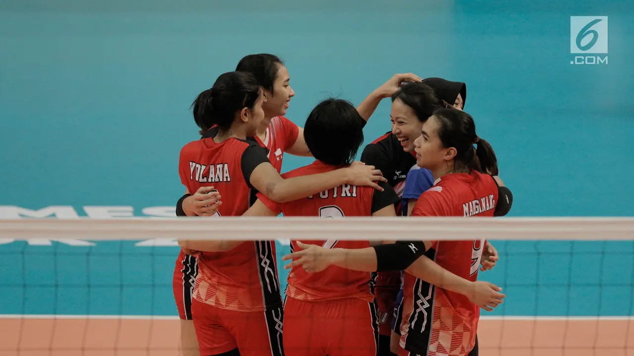 Kalah dari Thailand, Tim Voli Putri Indonesia Harus Puas dengan Medali Perak