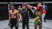 Rudy Agustian (kanan) siap tampil di ajang ONE: Call to Greatness di Singapura, akhir pekan ini. (ONE Championship)