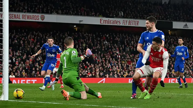 Foto: Arsenal Menang Telak, Liverpool Dekati Posisi Lima Besar Klasemen Liga Inggris