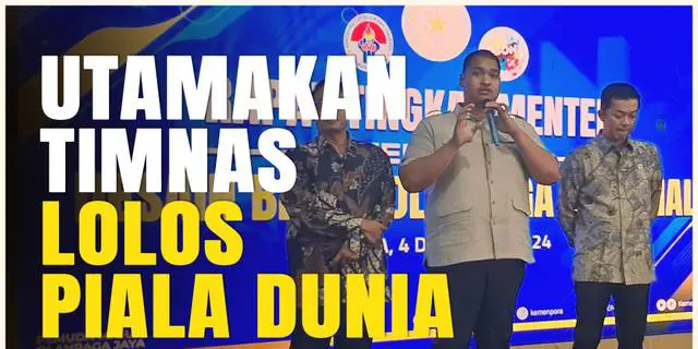 VIDEO: Hasil Bahasan Desain Besar Olahraga Nasional, Prioritaskan Timnas Indonesia Lolos ke Piala Dunia, Asian Games, dan Olimpiade