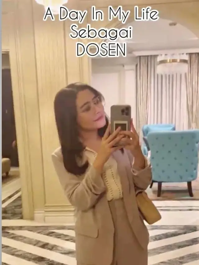 Gaya Prilly Latuconsina Jadi Dosen Praktisi di UGM, Tampil Bak Lady Boss dengan Setelan Blazer