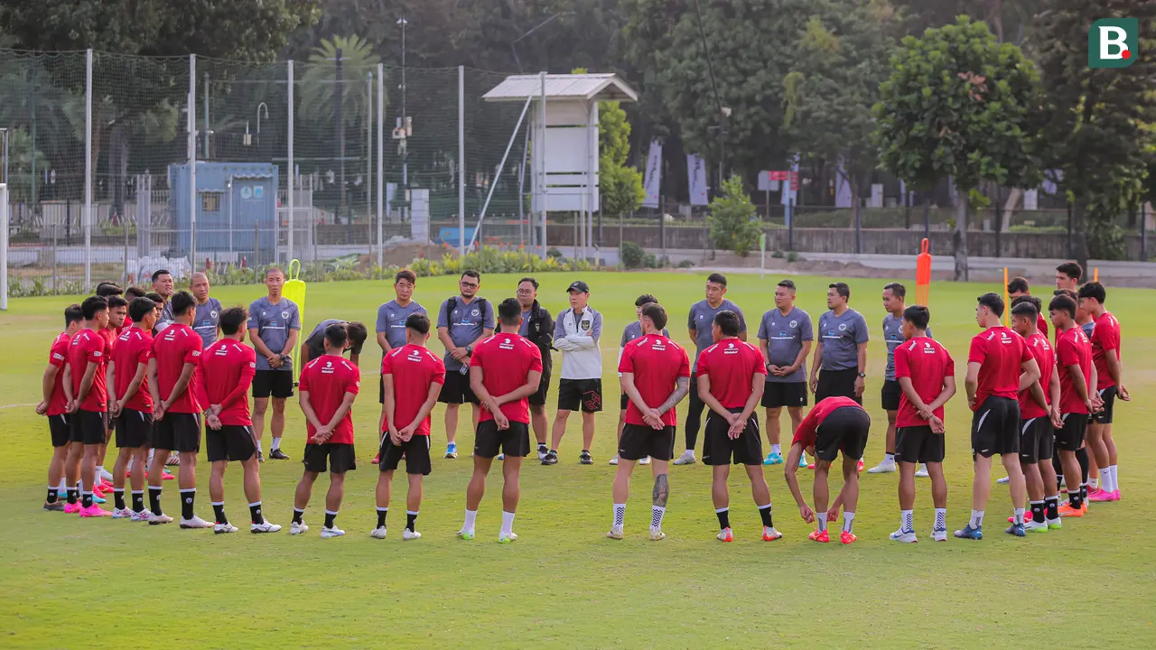 Foto: Timnas Indonesia Gelar Latihan Perdana Jelang Lawan Brunei untuk Kualifikasi Piala Dunia 2026 Zona Asia
