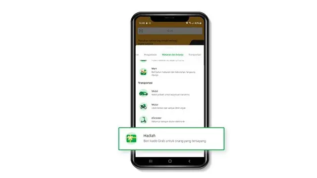 Mengirim hadiah dengan Grab (Dok. Grab Indonesia)